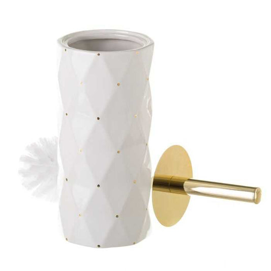 Escobillero Gold 1 Ceramica Blanco