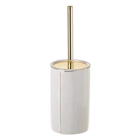 Escobillero Gold 2 Ceramica Blanco