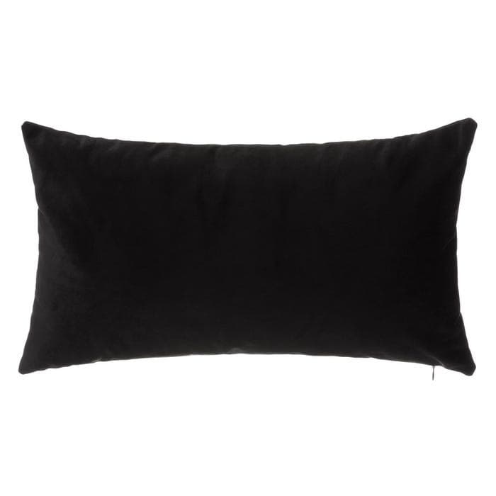 Cojín Terciopelo Negro 50x30 cm "Tello"
