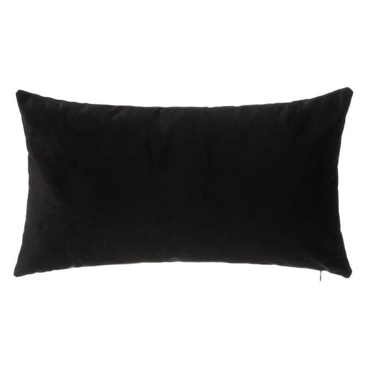 Cojín Terciopelo Negro 50x30 cm "Tello"