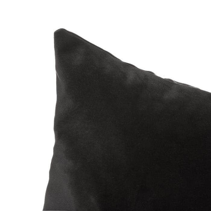 Cojín Terciopelo Negro 50x30 cm "Tello"