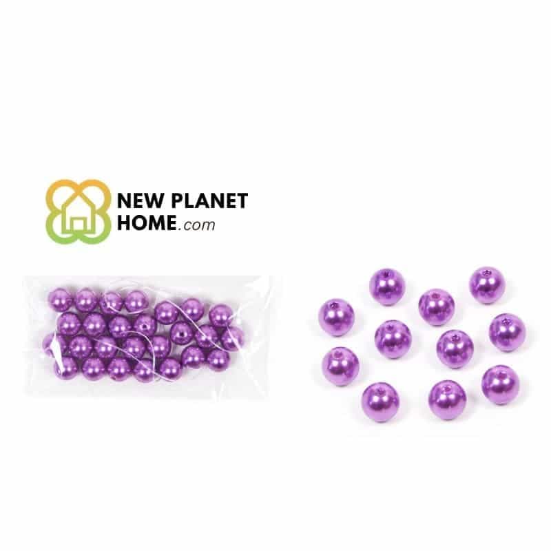 Perla violeta 12mm 20g/paquete