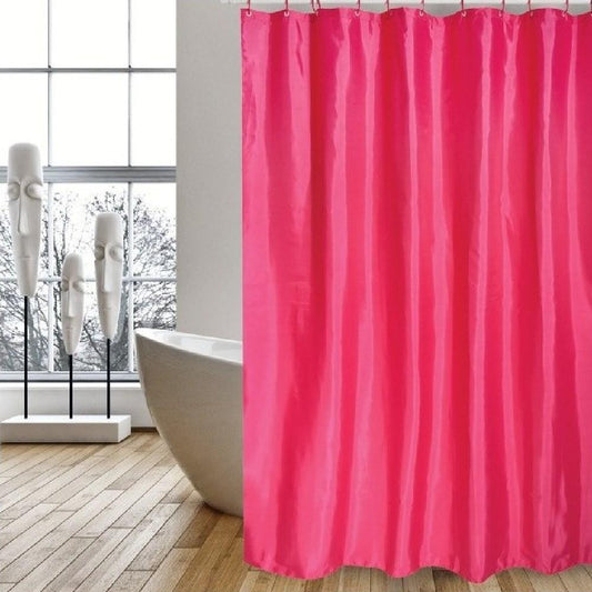 Cortina de Ducha Poliéster Gris Claro 180 x 200cm