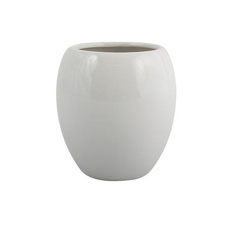 Vaso Java Blanco Cerámica Ø 8.5x10 cm