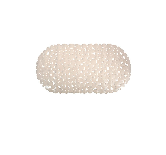 Alfombra Antideslizante de Baño En Pvc Beige 39X99 cm
