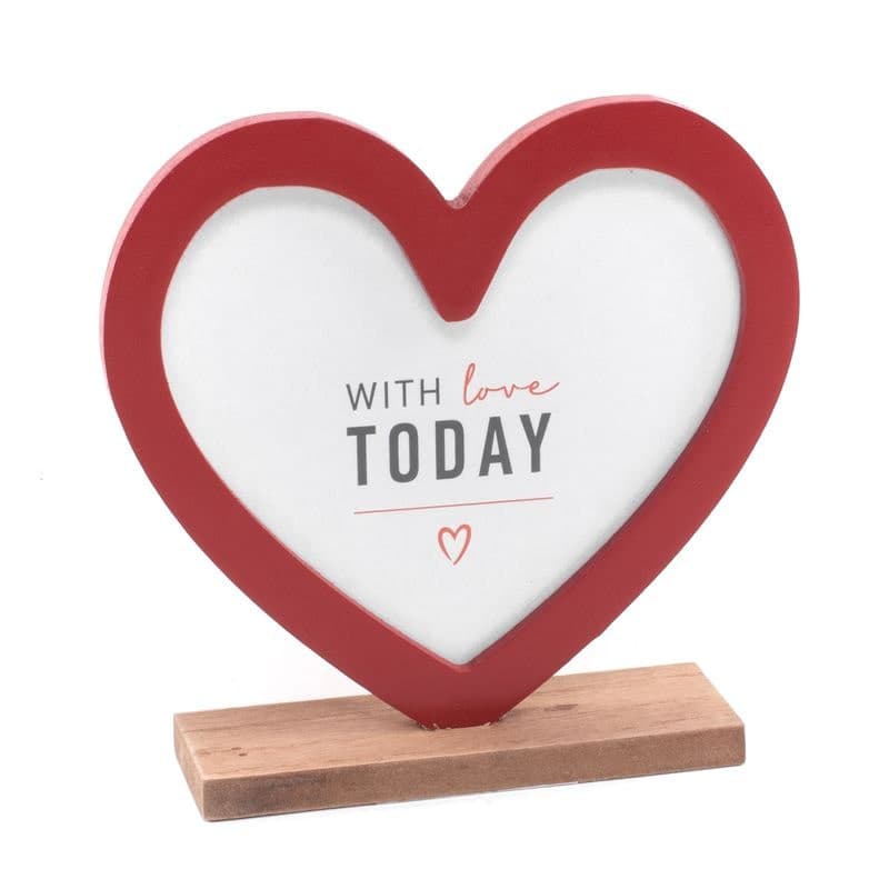 Portafotos Forma Corazón "Kora" 14.8 x 16 x 3.8cm