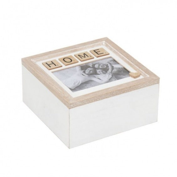 Caja Portafotos “Home” 20x20x10 cm