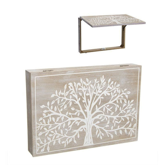 Tapa para Contador de Madera "Árbol de la Vida" 46x7x32 cm