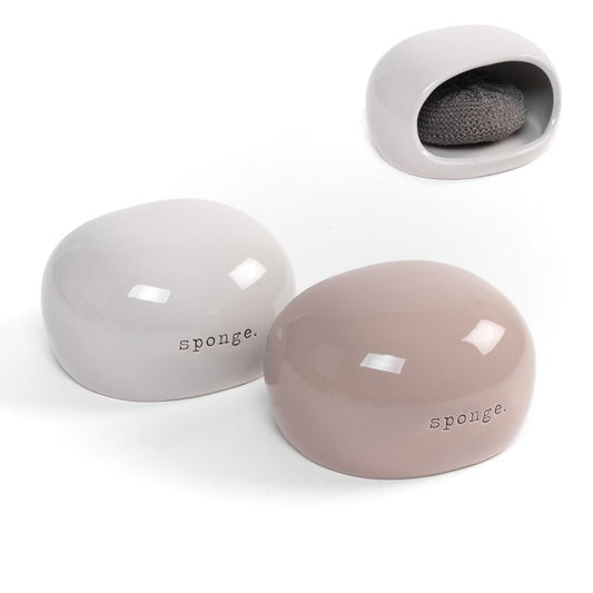 Estropajero C/Estropajo "Sponge" 14.5x13x10.5cm [Colores a elegir]