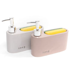 Dispensador C/Estropajo "Soap" 15.5x6.5x17.5cm [Colores a elegir]