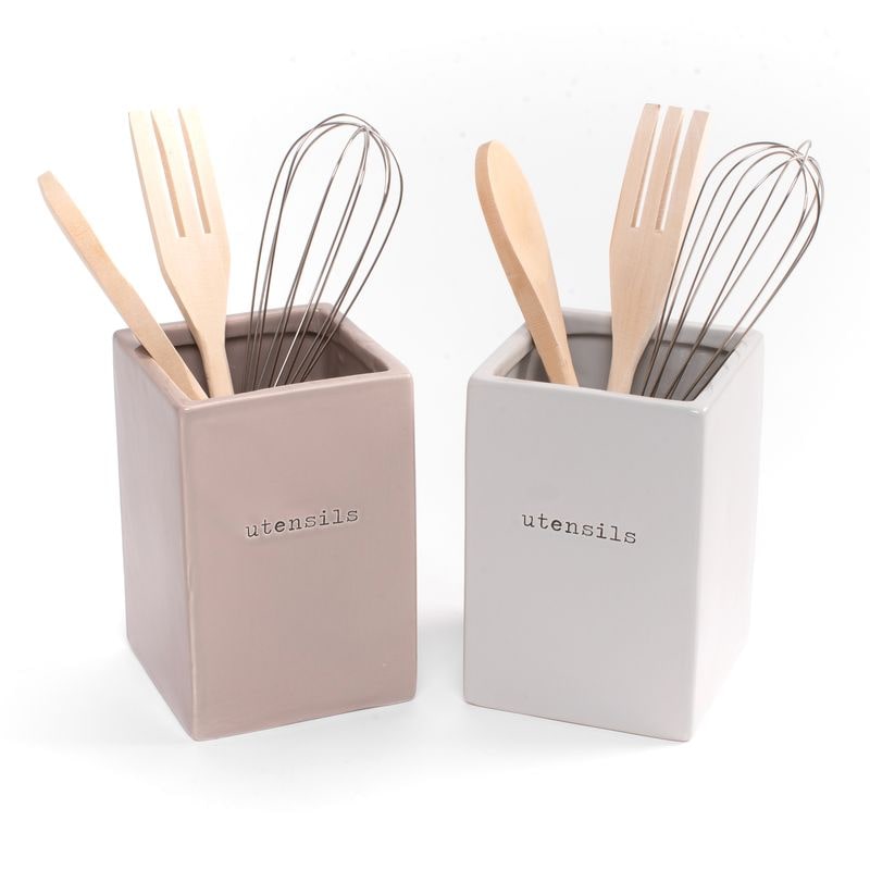 Bote de Utensilios "Utensils" 10 x 10 x 12.5cm [Colores a elegir]