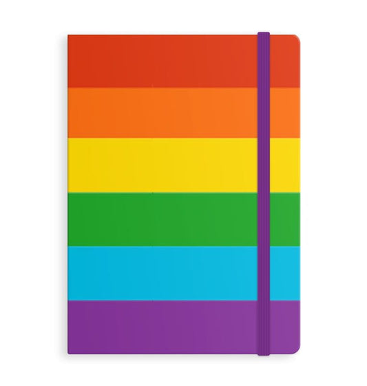 Libreta Arcoiris Con Goma