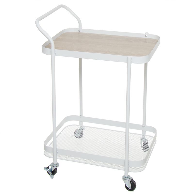 Camarera de Metal Nordic Blanco 50 x 39 x 74,5cm - Precio de fábrica