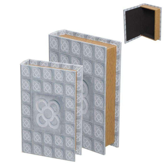 Juego de 2 cajas libro panot