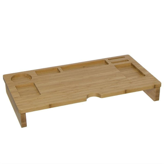 Organizador de escritorio para pantalla bambu 60x30x8,5