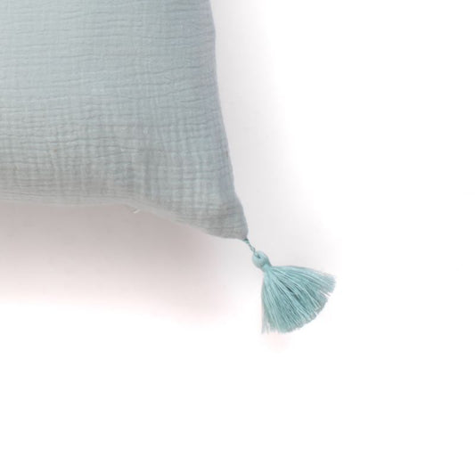 Cojín 60x60 algodón Verde Agua