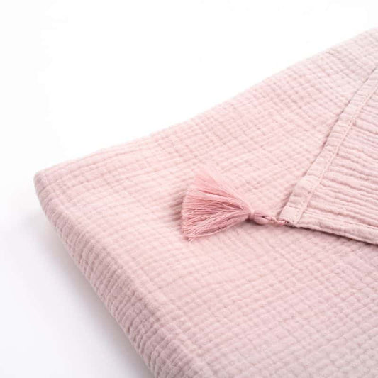 Manta multiusos 130x170 algodón Rosa