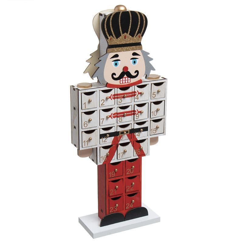 Calendario de Adviento "Soldado" Madera 20x8x47cm