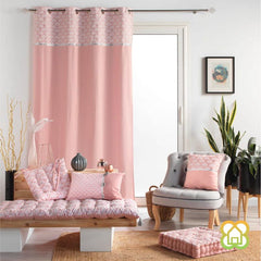 Cortina Artchic Pink con ojales 140x240cm