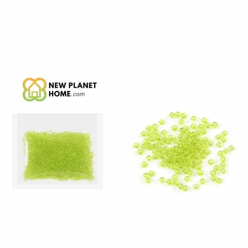 Perla verde claro brillo 2mm 10g/paquete