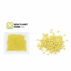 Perla amarillo sólido brillo 2mm 10g/paquete