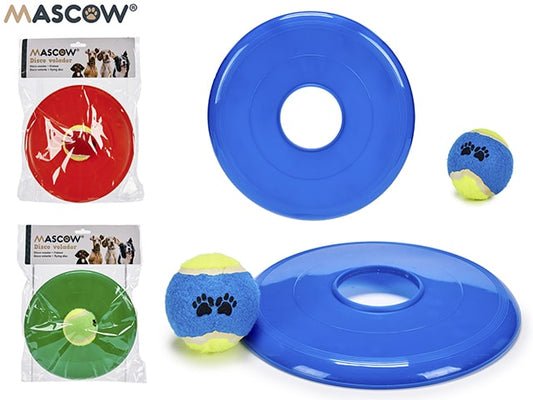 Disco con pelota mascota surt 3 col