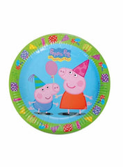 Platos de papel Peppa Pig 23cm 6 Uds