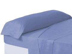 Funda de almohada cama 90 azul 110 x 45 cm