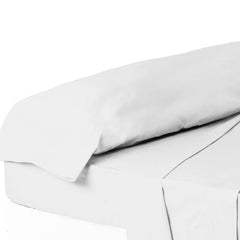 Funda de almohada cama 135 blanco 155 x 45 cm