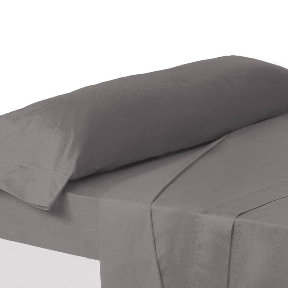 Funda de almohada cama 135 gris 155 x 45 cm