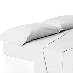 Set 2 funda de almohada cama 150 blanco 85x45cm