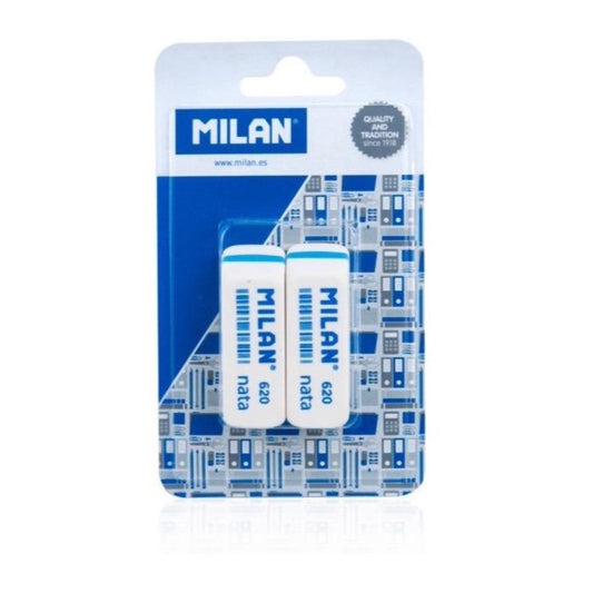 Goma de Borrar Milan NATA 2uds