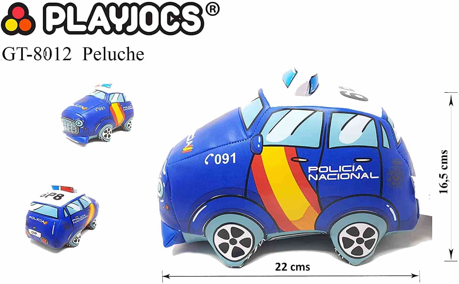 Coche Peluche Policía Nacional | Playjocs