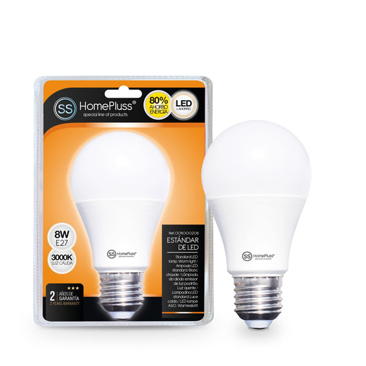 Bombilla estándar E27 3000K [Potencia a elegir]