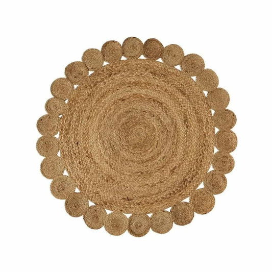 Alfombra "Natur I" yute natural 90x90x0,50 cm