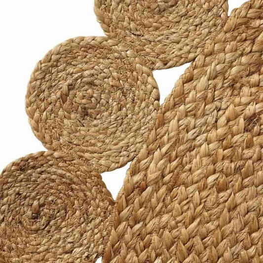 Alfombra "Natur I" yute natural 90x90x0,50 cm