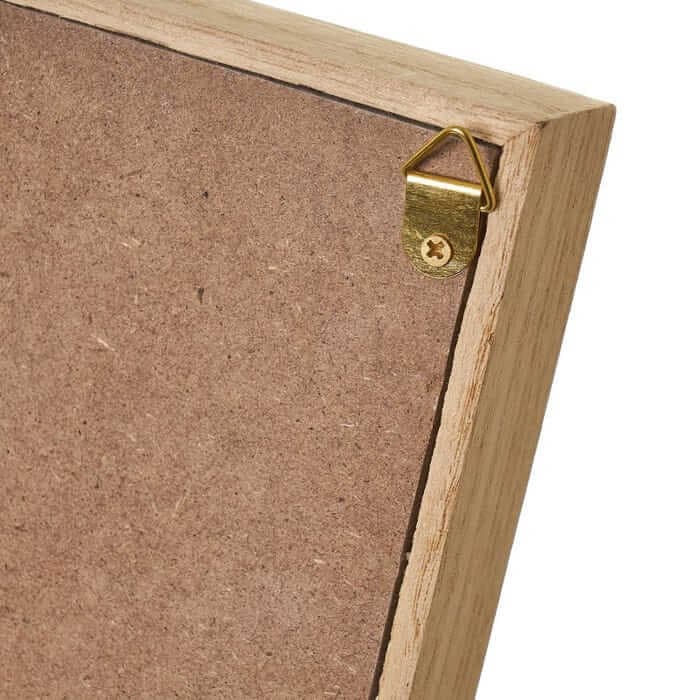 Cuelga llaves 6 ganchos mdf/Paulownia 20x30x3 cm