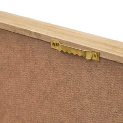 Portafotos con Pinzas Mdf/Paulownia 49x18x2,5 cm
