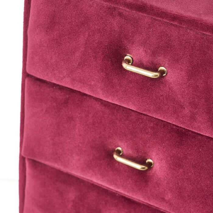 Joyero 2/c mdf-terciopelo 15,00 x 9,50 x 19,50 cm