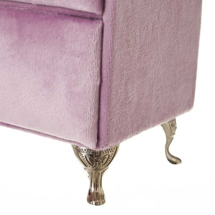 Joyero 2/c mdf-terciopelo 15,00 x 9,50 x 19,50 cm