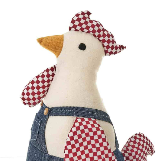 Tope puerta gallina tela-gravilla 16x15x30