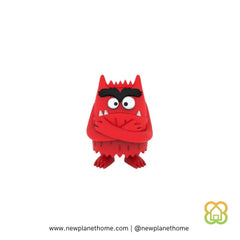 Figurita Monstruo rojo- enfadado