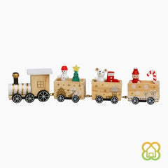 Tren Navideño Madera Rory 22,7x4.5x2,7 cm