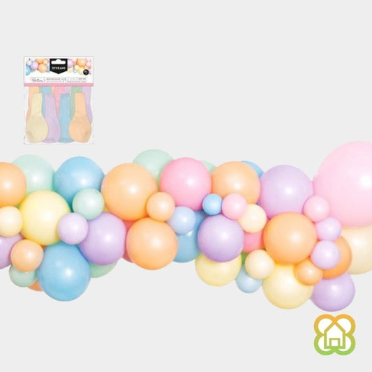 Globos látex pastel 50und - 23cm