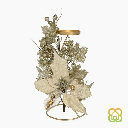 Portavelas Poinsettia Aries 25/35 cm