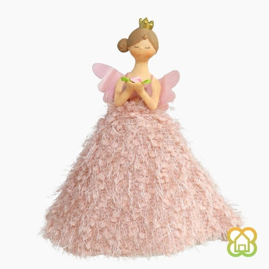 Ángel Candie 7 LED 16x11x23 cm Marrón