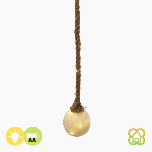 Bola Navidad Cristal Labrado 19LEDs 12cm