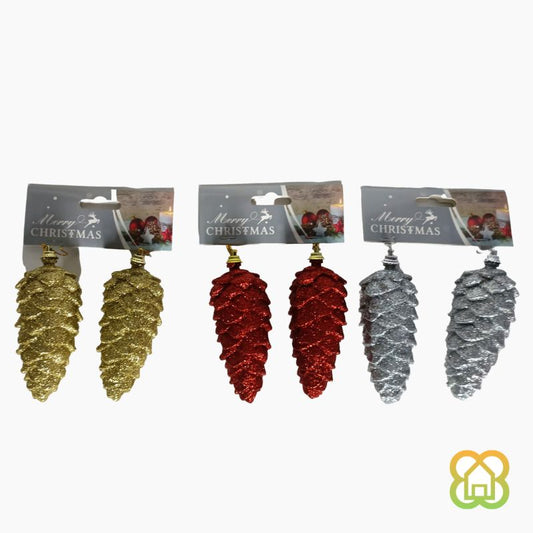 Piña Colgante 4,5x12cm Set 2