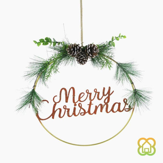 Aro Colgante Merry Christmas 32x30x3,5 cm