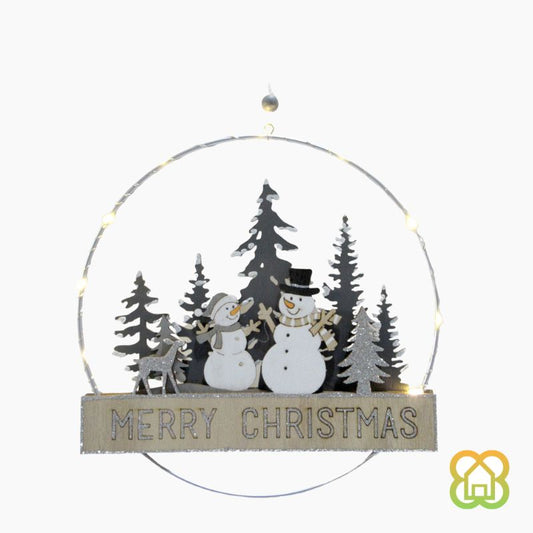 Aro Colgante Bosnia 9LED 24x24x1,7 cm